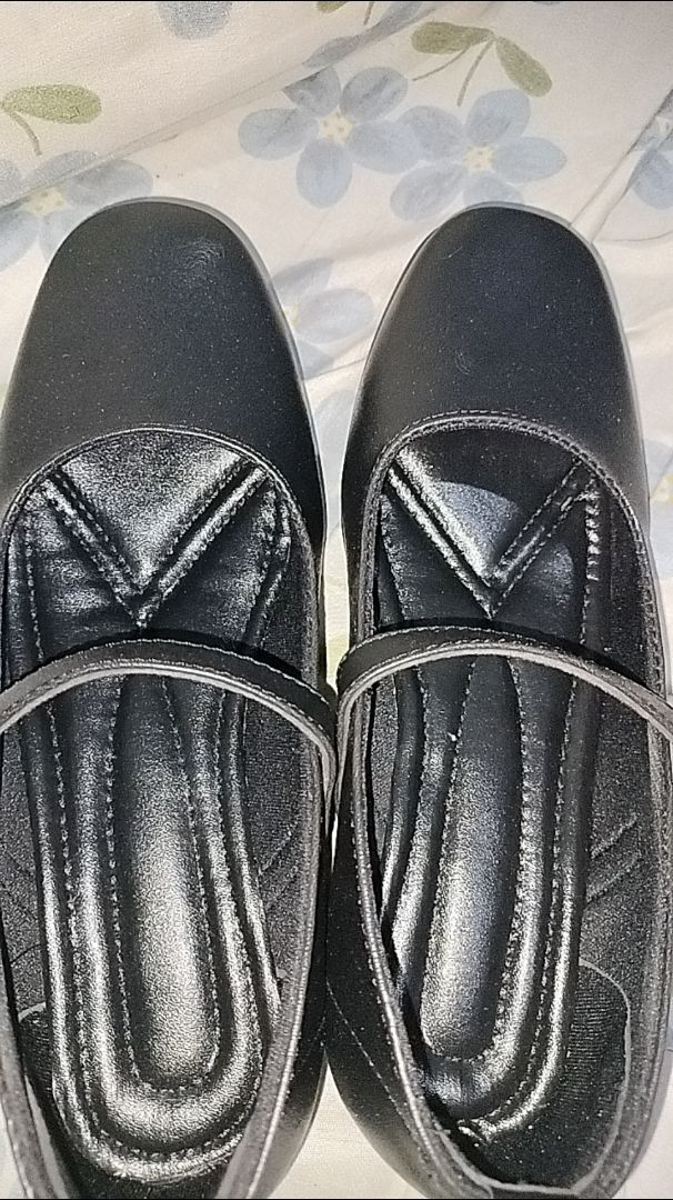 ZURA-Sepatu pantofel wanita paskibra hak 3cm - Foto ulasan pembeli
