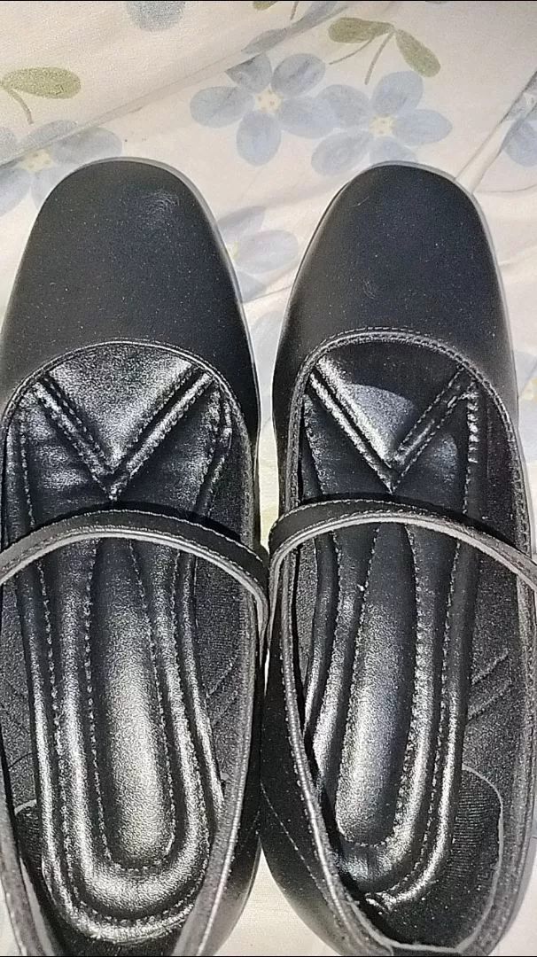 ZURA-Sepatu pantofel wanita paskibra hak 3cm - Foto ulasan pembeli
